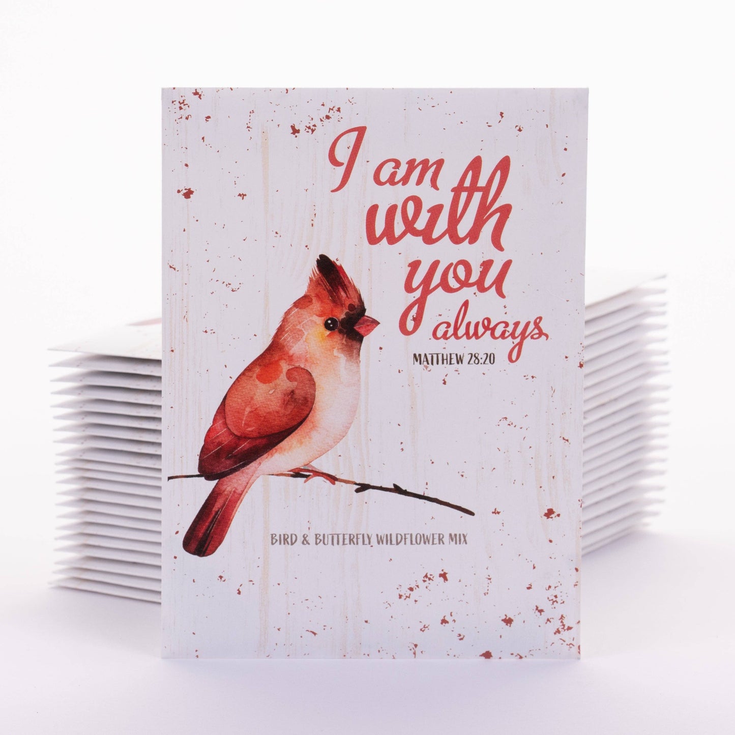 I Am With You Always - Bird & Butterfly Wildflower Mix Seed Packets