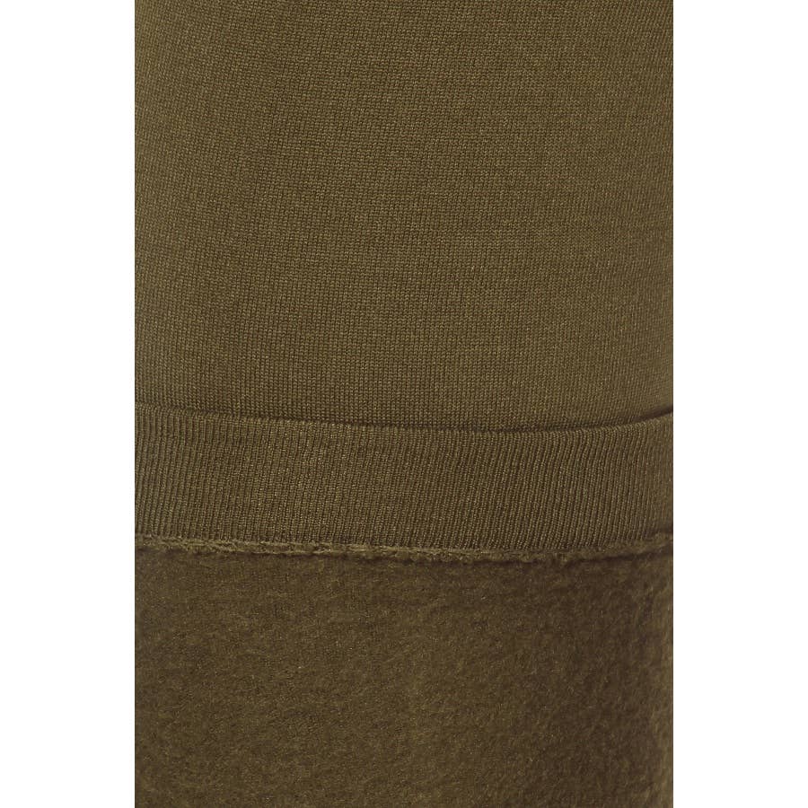 High Waist Fleece Lined Leggings with Elastic Band: Black / ONE
