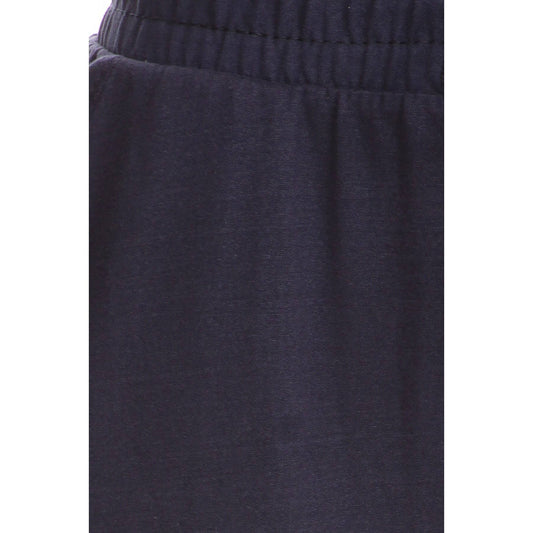 Buttery Soft Solid Joggers with Drawstring: Navy / L