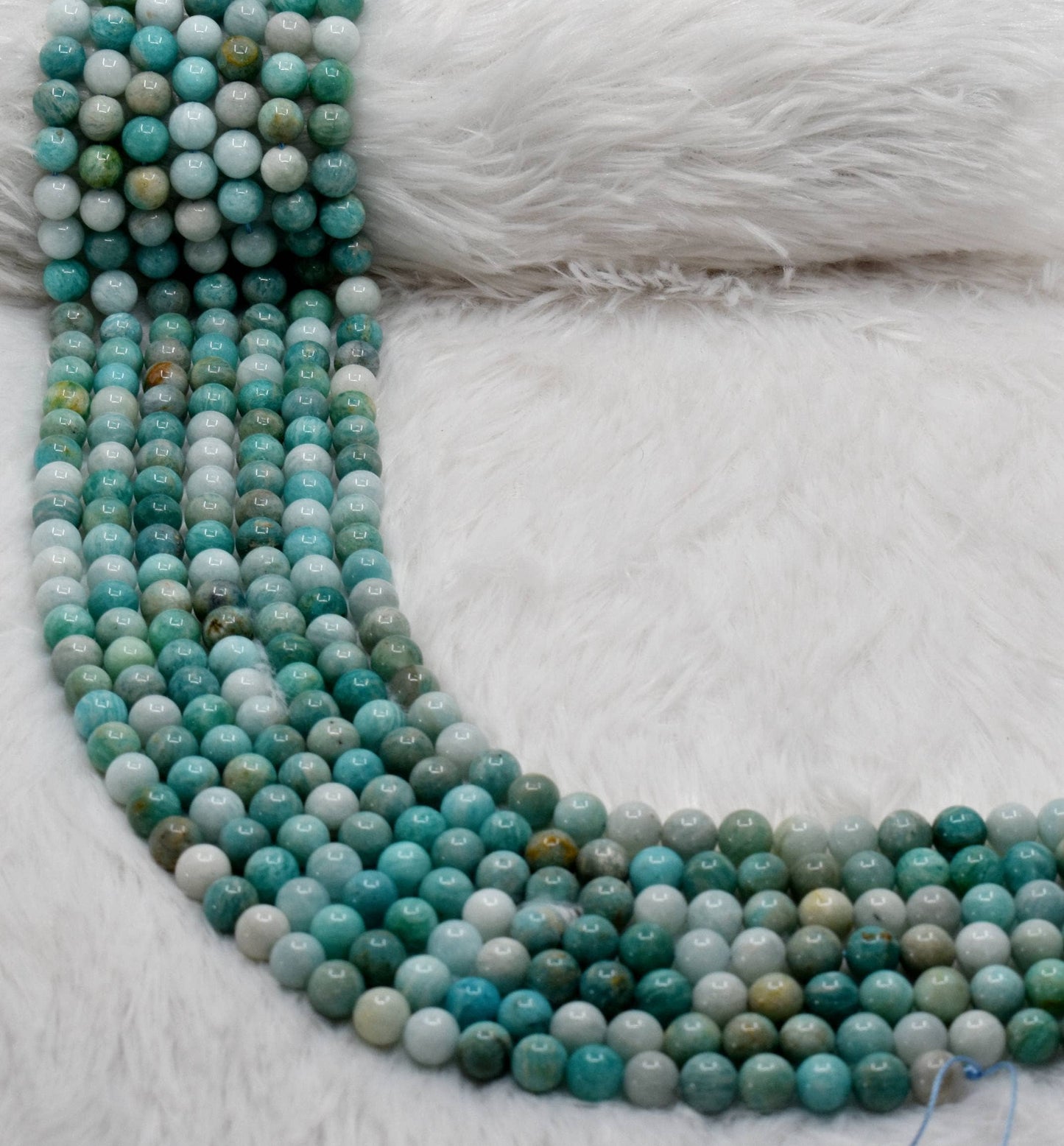 Crystal Jewelry Beads | Multi Amazonite | Gemstone Beads: 4mm