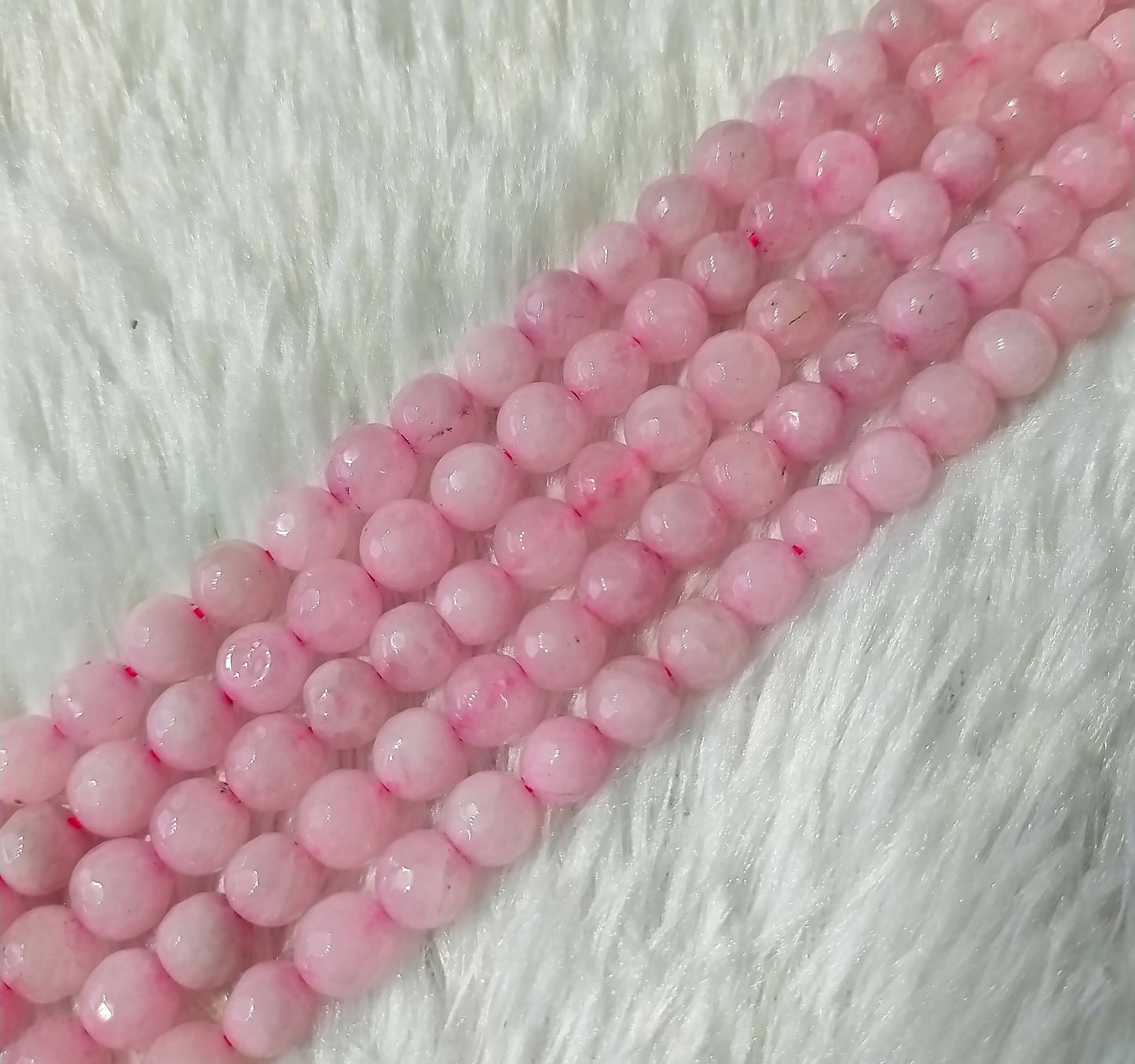 Faceted Jewelry Beads | Rose Quartz | Gemstone Crystal Beads