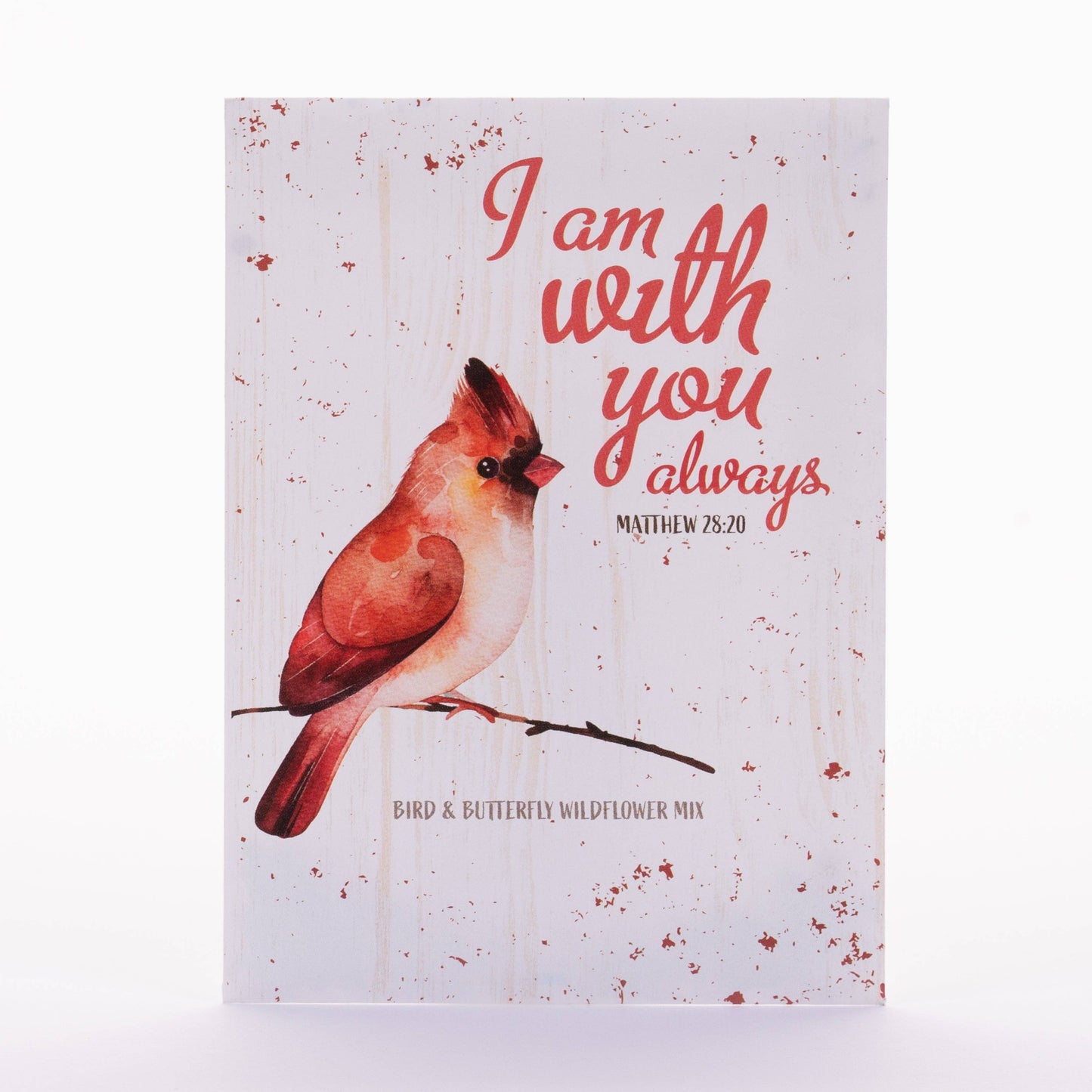 I Am With You Always - Bird & Butterfly Wildflower Mix Seed Packets