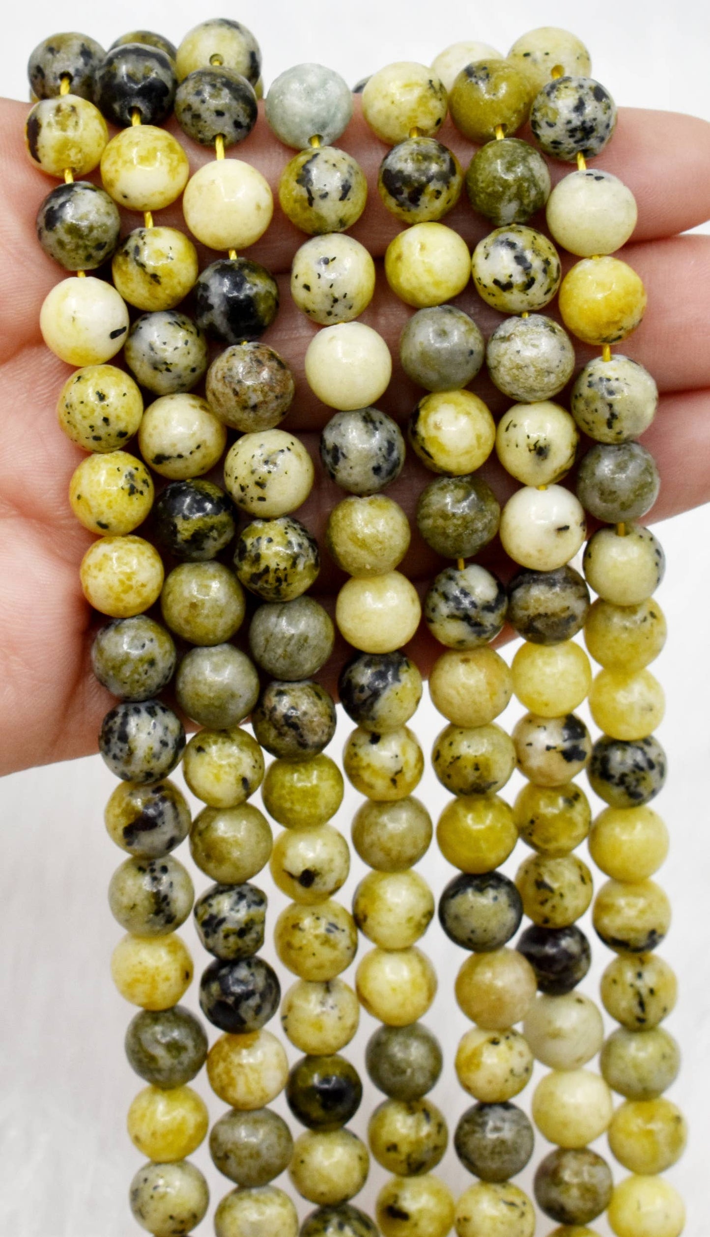 Crystal Jewelry Beads | Serpentine | Healing Gemstone Beads: 4mm