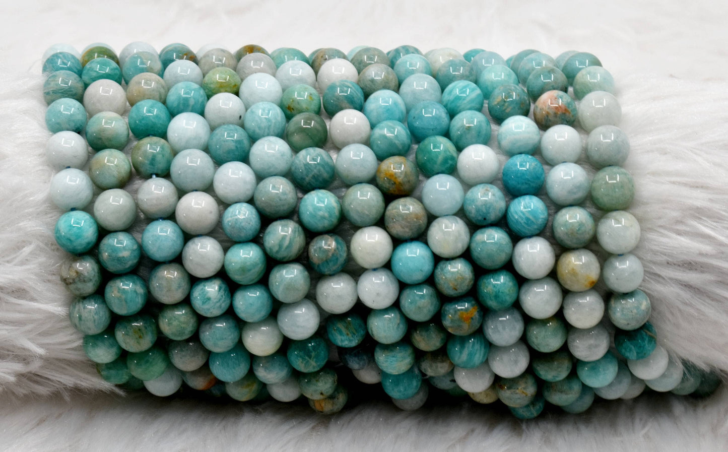 Crystal Jewelry Beads | Multi Amazonite | Gemstone Beads: 4mm