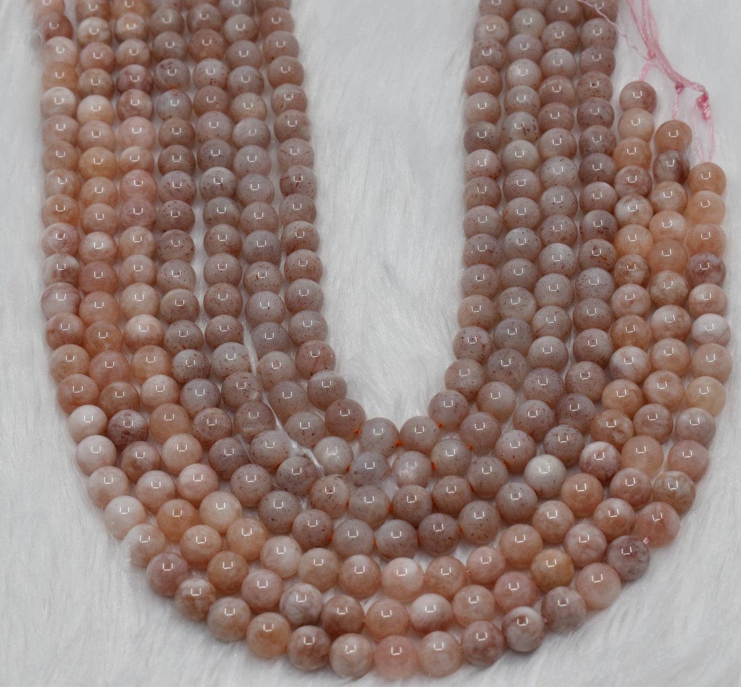Crystal Jewelry Beads | Sunstone | Healing Gemstone Beads: 6mm