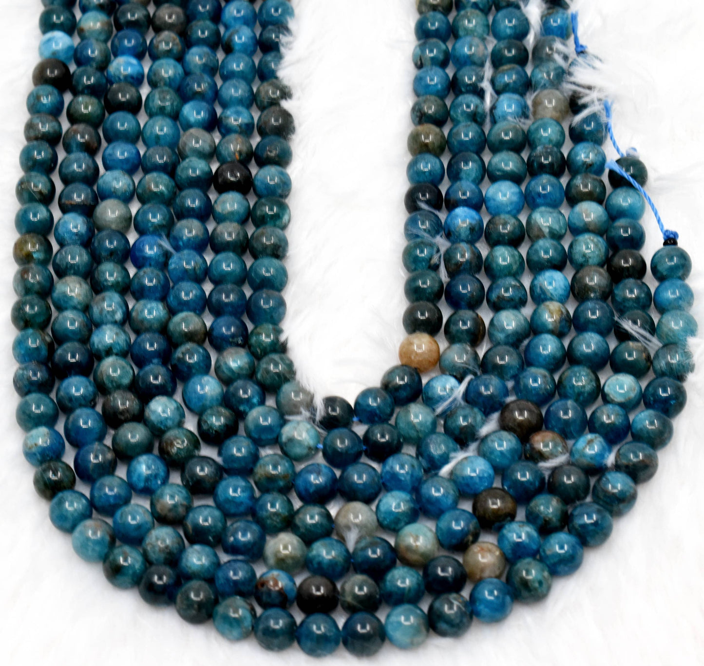Crystal Jewelry Beads | Apatite | Gemstone Healing Beads: 4mm