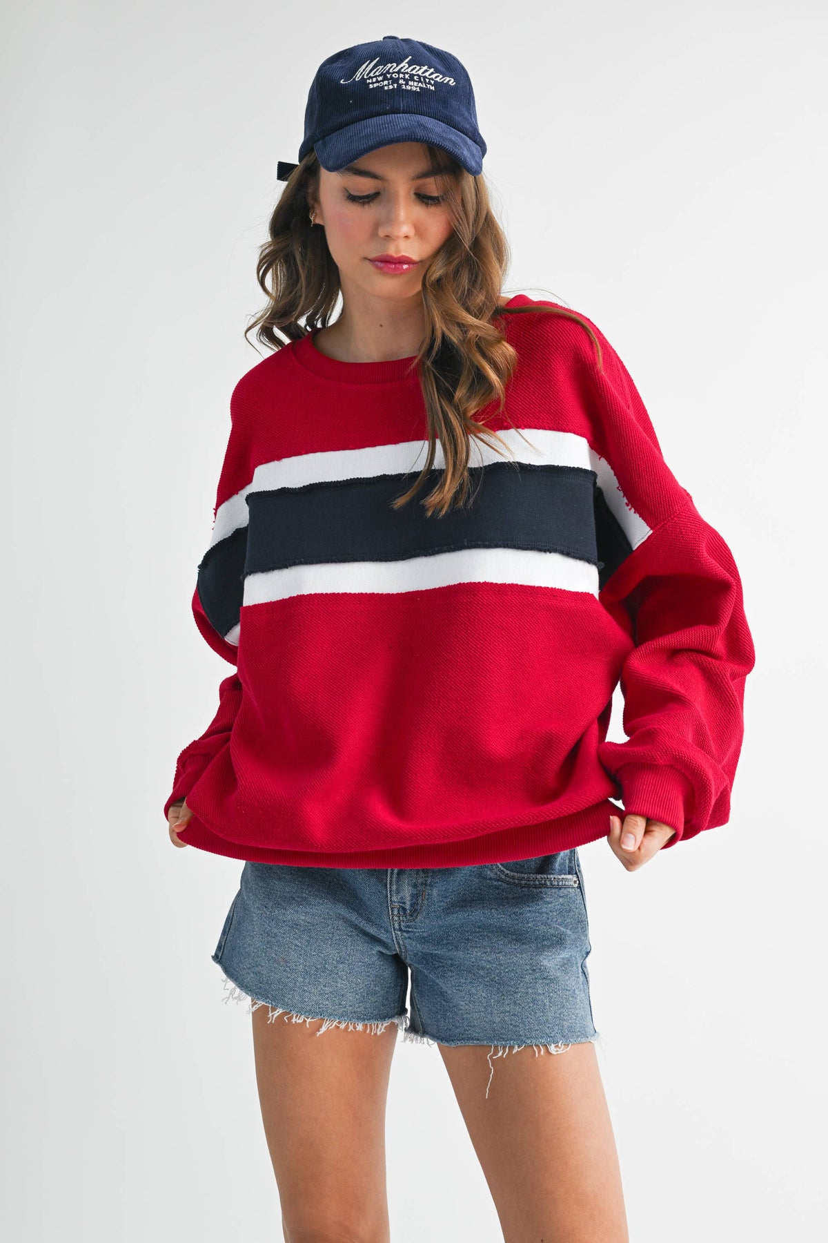 L Winnie Sweatshirt: Navy