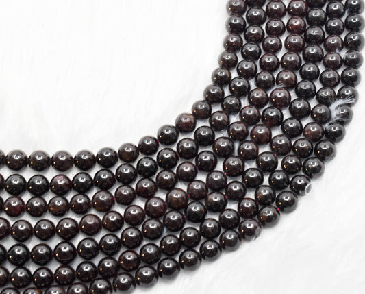 Crystal Jewelry Beads | Garnet | Healing Gemstone Beads: 6mm