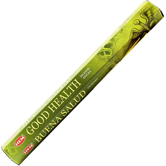 Hem Hexagonal Pack Incense 20 Gr Good Health (Pk 6)