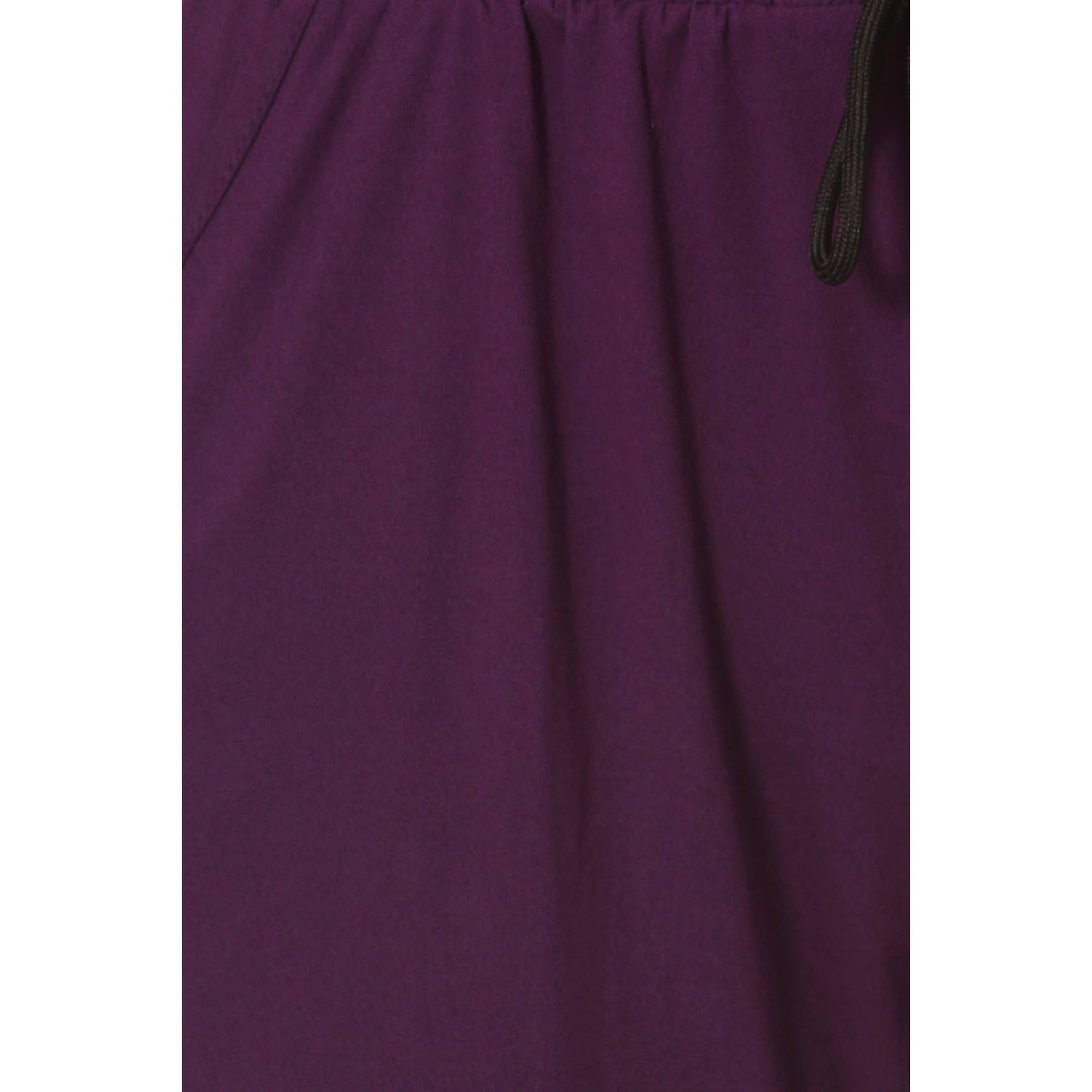 Buttery Soft Solid Joggers with Drawstring: Burgundy / L