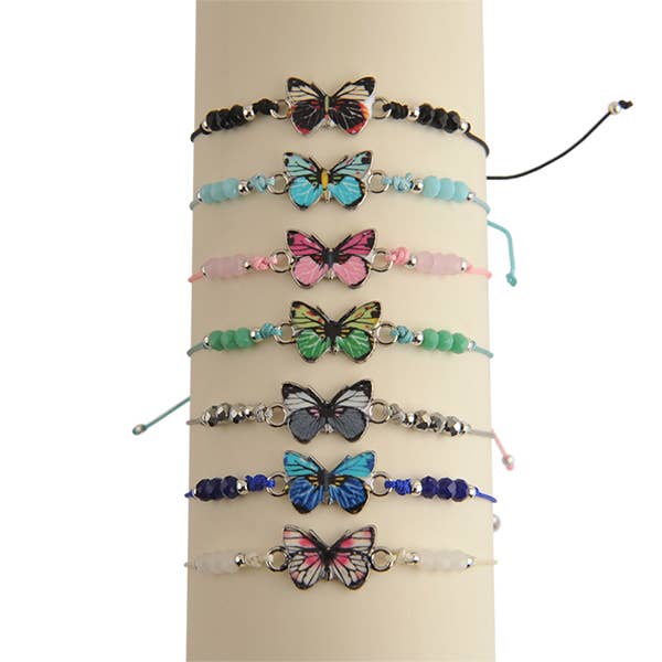 BR Butterfly Crystal Bracelet