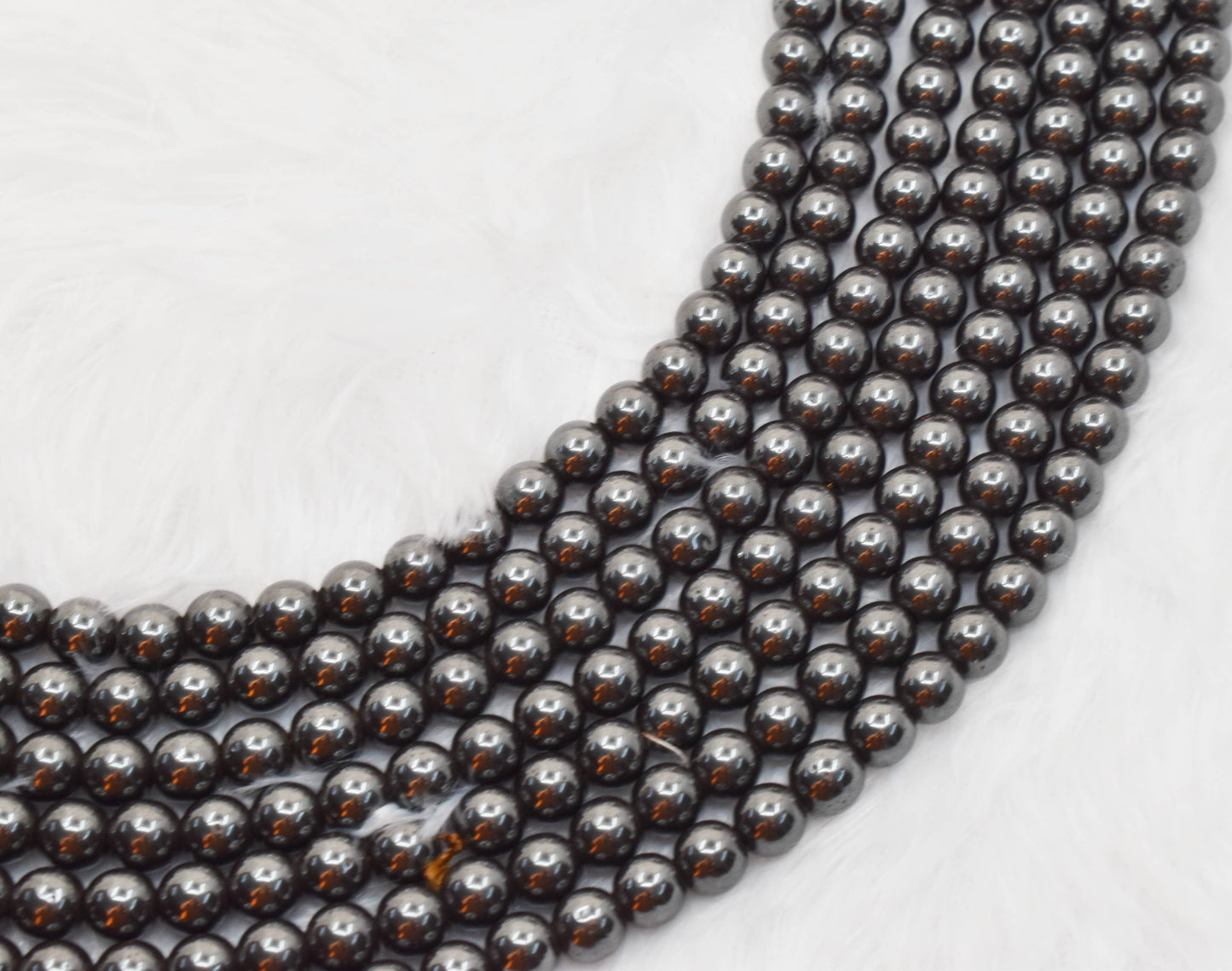 Crystal Jewelry Beads | Hematite | Healing Gemstone Beads: 4mm