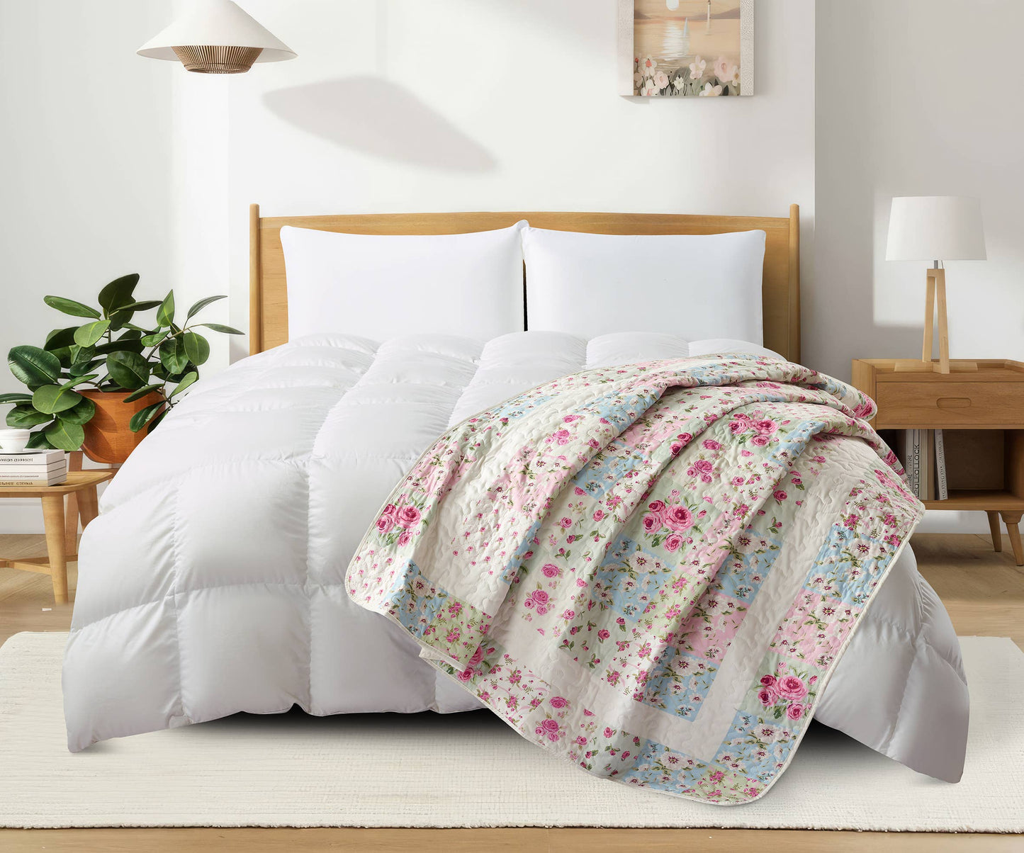 "Savannah"  Quilted Throw Blanket 50"x60"