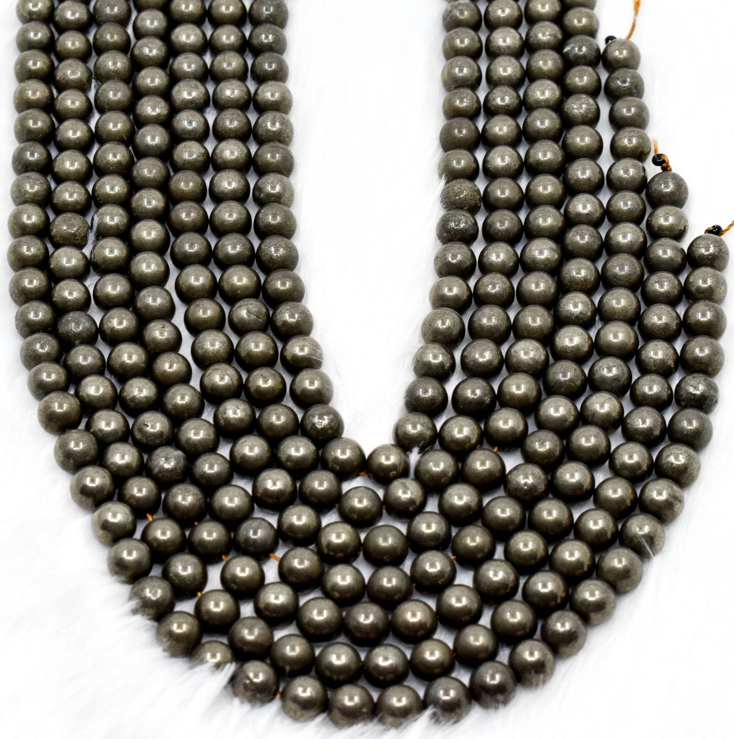 Crystal Jewelry Beads | Pyrite | Healing Gemstone Beads: 4mm