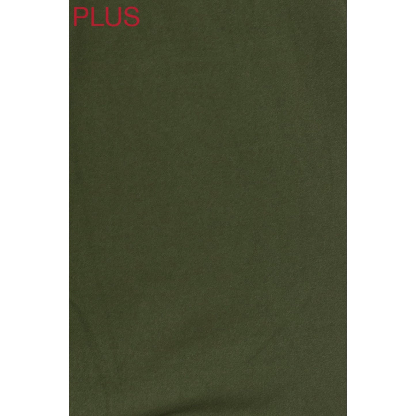 Plus Size Buttery Soft Solid Joggers with Drawstring: Olive / 1XL